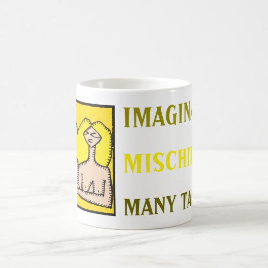 カスタマイズ可能な〔占星術の〕十二宮図サインパーソナリティGemini Mug コーヒーマグカップ (中央)