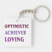 カスタマイズ可能な〔占星術の〕十二宮図シンボルや象徴射手座2面K キーホルダー (裏面)