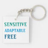 カスタマイズ可能な〔占星術の〕十二宮図シンボルや象徴Pisces両面キーチェーン キーホルダー (裏面)