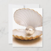 カスタマイズ可能な、固定された、ノテカード真珠 ノートカード (正面)