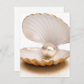 カスタマイズ可能な、固定された、ノテカード真珠 ノートカード (正面/裏面)