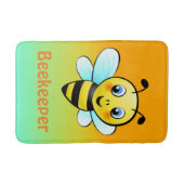 カスタマイズ可能な《昆虫》マルハナバチ バスマット (正面)