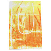 カスタマイズ可能な《星座》乙女座-ハッピーバースデーベビー乳児 ミディアムペーパーバッグ (裏面)