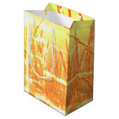 カスタマイズ可能な《星座》乙女座-ハッピーバースデーベビー乳児 ミディアムペーパーバッグ (裏面アングル)