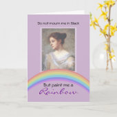 カスタマイズ可能な(生きた)葬儀用フォトカード カード (黄色い花)