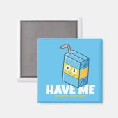 カスタマイズ可能な「私を持ってミルクのイオネアになる」 マグネット (正面/裏面)