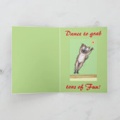 カスタマイズ可能な「Elvisおよび私」バースデー・カード カード (内部)