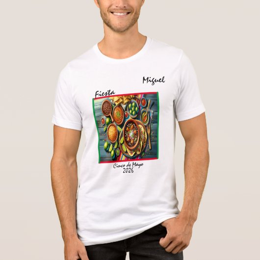 カスタマイズ可能な「Fiesta」 トライブレンドTシャツ (正面)