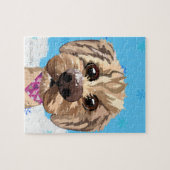 カスタマイズ可能な"Juno"ゴルデンドールパズル ジグソーパズル (横)