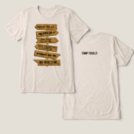 カスタマイズ可能な「MASH」スタイルの看板の改善 トライブレンドTシャツ