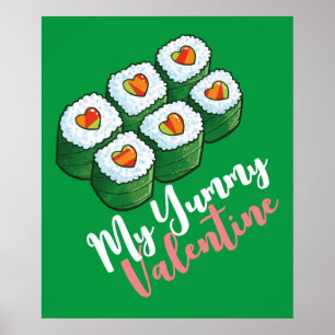 カスタマイズ可能な「My Yummy Valentine」 ポスター