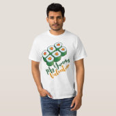 カスタマイズ可能な「My Yummy Valentine」 Tシャツ (正面フル)