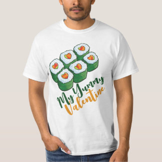 カスタマイズ可能な「My Yummy Valentine」 Tシャツ
