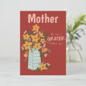 カスタマイズ可能な「No one is Grater」 - Greeting Card シーズンカード (スタンド正面)