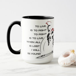 カスタマイズ可能な「WARRIORs SOUL」 15oz マグカップ