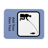 カスタマイズ可能なAnglerロゴ マグネット (横)