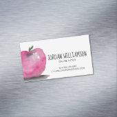 カスタマイズ可能なApple Waterカラーオンラインチュートリアル マグネット名刺 (インサイチュ)