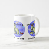 カスタマイズ可能なAquariusの特徴かわいい漫画〔占星術の〕十二宮図 コーヒーマグカップ (正面右)