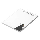 カスタマイズ可能なAustralian Magpieメモ帳 ノートパッド (回転)