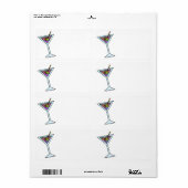 カスタマイズ可能なAVERY MARTINIラベル ラベル (フルシート)