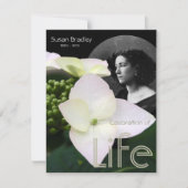 カスタマイズ可能なBお祝いのポートレート 招待状 (正面)