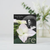 カスタマイズ可能なBお祝いのポートレート 招待状 (スタンド正面)