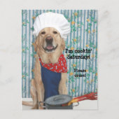 カスタマイズ可能なBBQの郵便はがきの招待状 インビテーションポストカード (正面)