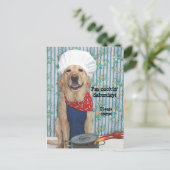 カスタマイズ可能なBBQの郵便はがきの招待状 インビテーションポストカード (スタンド正面)