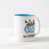 カスタマイズ可能なBe Espresso ツートーンマグカップ (正面右)