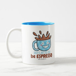 カスタマイズ可能なBe Espresso ツートーンマグカップ