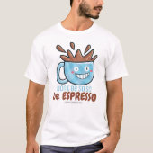 カスタマイズ可能なBe Espresso Tシャツ (正面)