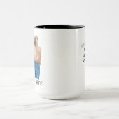 カスタマイズ可能なBFFコーヒーマグ マグカップ (中央)