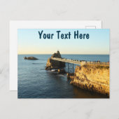 カスタマイズ可能なBiarritz,フランスのポストカード ポストカード (正面/裏面)