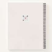 カスタマイズ可能なBoho Rainbow引用文-先生 ノートブック (裏面)