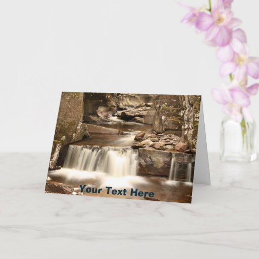 カスタマイズ可能なBracklinn秋、Perthshire、スコットランド カード (蘭)