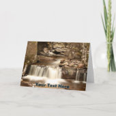 カスタマイズ可能なBracklinn秋、Perthshire、スコットランド カード (正面)