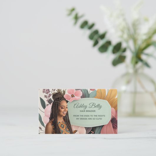 カスタマイズ可能なBraider名刺 名刺 (スタンド正面)