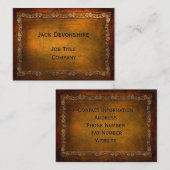 カスタマイズ可能なBraxton II 名刺 (正面/裏面)