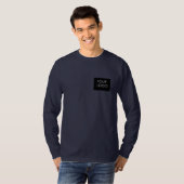 カスタマイズ可能なBusiness Company追加ロゴ Tシャツ (正面フル)