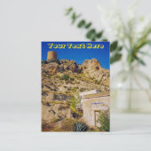 カスタマイズ可能なCastalla Castle，スペインはがき ポストカード (スタンド正面)