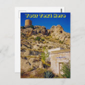 カスタマイズ可能なCastalla Castle，スペインはがき ポストカード (正面/裏面)