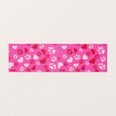 カスタマイズ可能なCattery名刺ピンクポープリント (内部フラット)