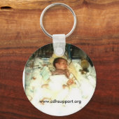 カスタマイズ可能なCDH認識度キーチェーン キーホルダー (正面)