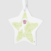 カスタマイズ可能なCDKL5認識度オーナメント オーナメント (正面)