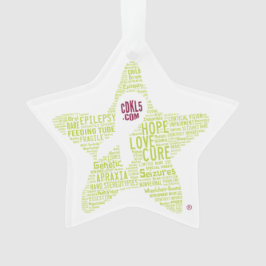 カスタマイズ可能なCDKL5認識度オーナメント オーナメント