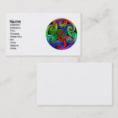 カスタマイズ可能なCeltic Art名刺 名刺 (正面/裏面)