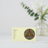 カスタマイズ可能なCeltic Art名刺 名刺 (スタンド正面)