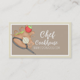 カスタマイズ可能なChef名刺 名刺
