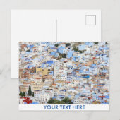 カスタマイズ可能なChefchaouen, Moroccoはがき ポストカード (正面/裏面)