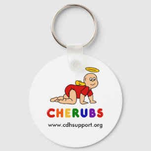 カスタマイズ可能なCHERUBSロゴキーチェーン キーホルダー